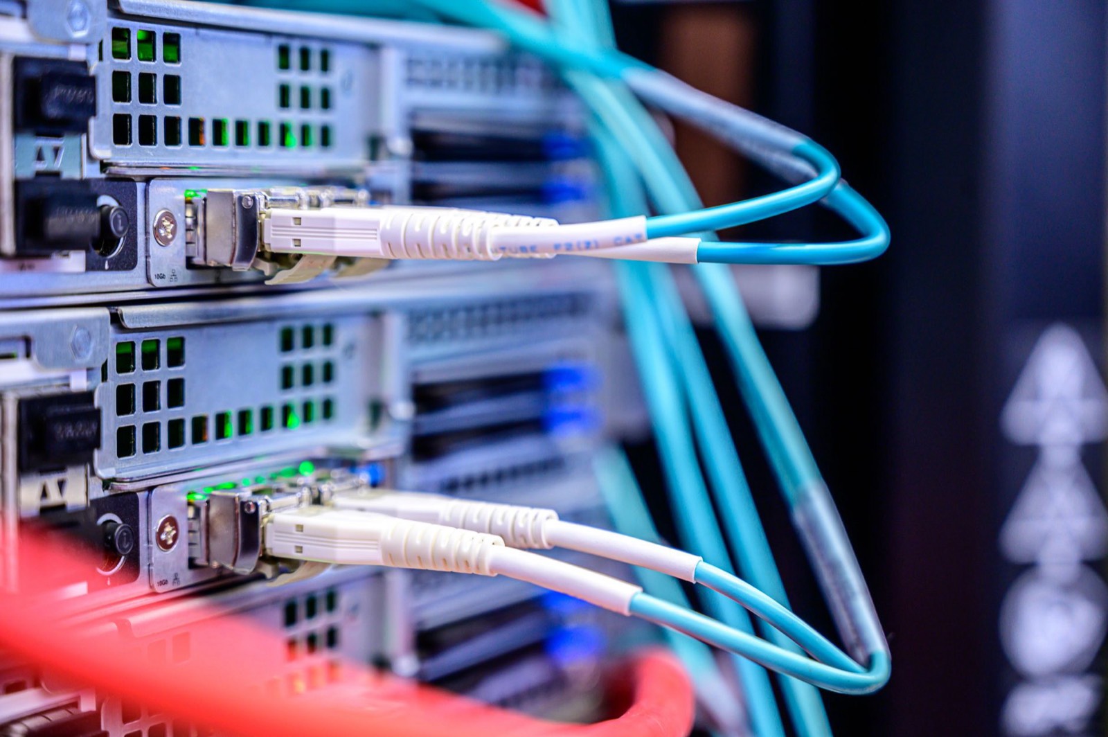 Câble réseau branché sur un routeur, réglages de connexion